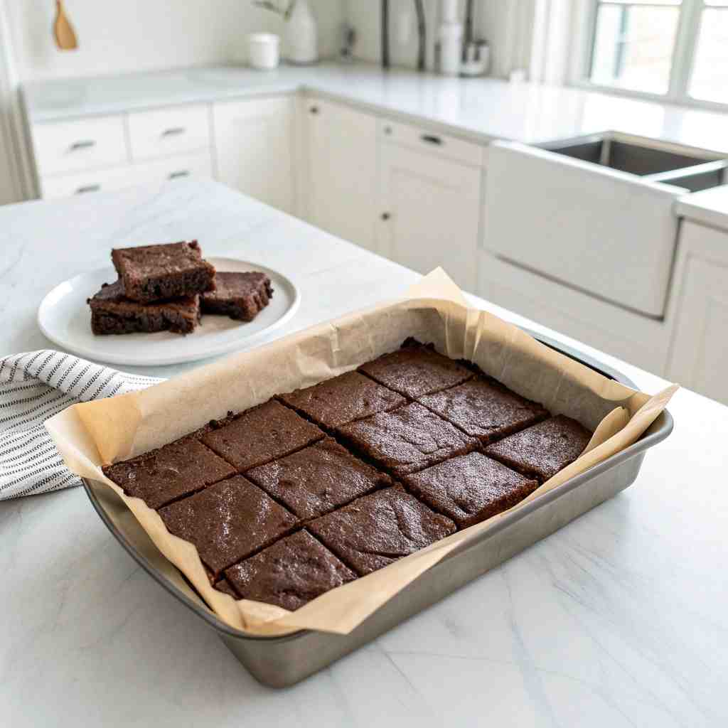 3-Ingredient Fudgy Brownies