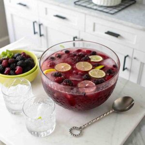 Blackberry Lime Punch