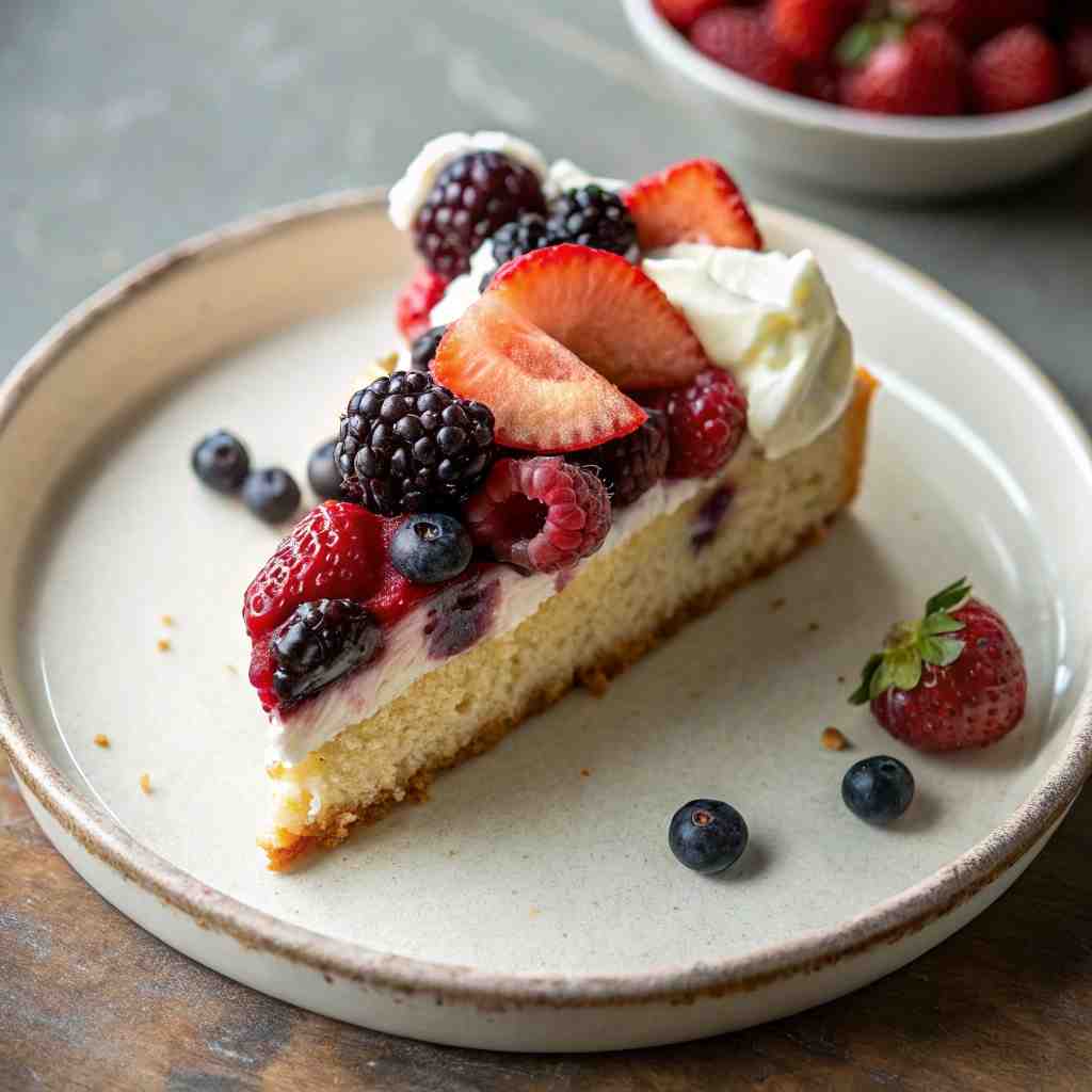 Easy Berry Chantilly Cake