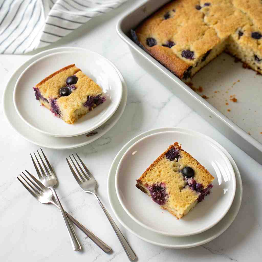 Blueberry Sheet Cake