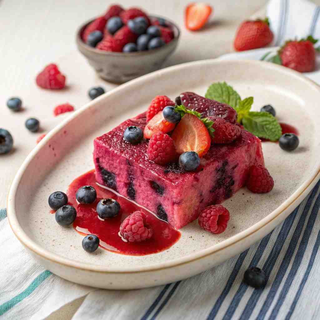 Easy British Summer Pudding