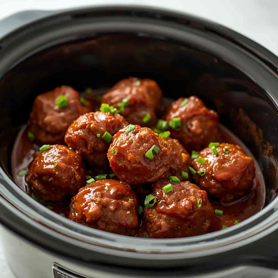 BBQ Meatballs Crockpot