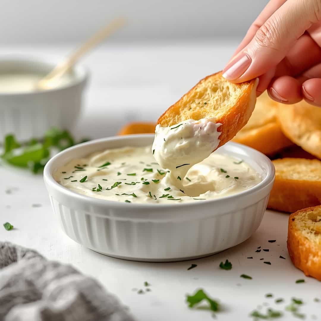 Baked Garlic Bread Dip