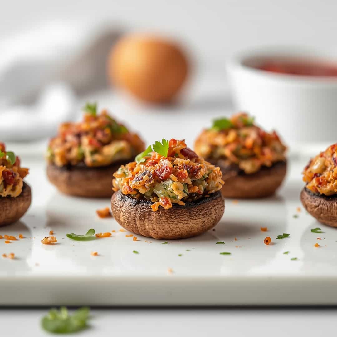 Best Christmas Stuffed Mushrooms