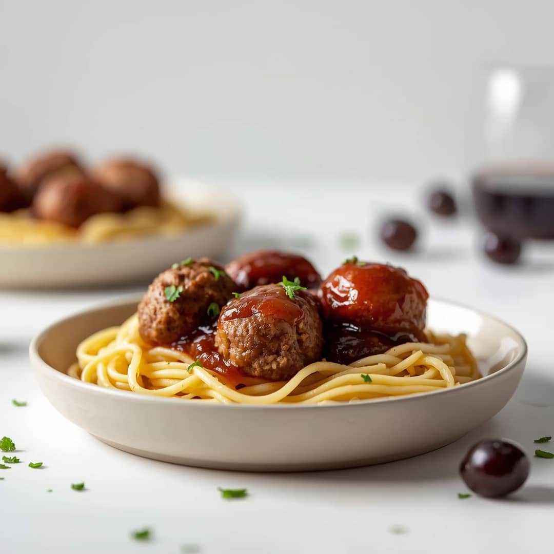 Easy Grape Jelly Meatballs
