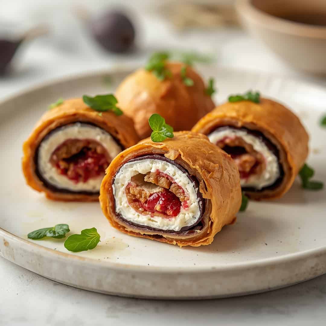 Fig and Goat Cheese Pinwheels