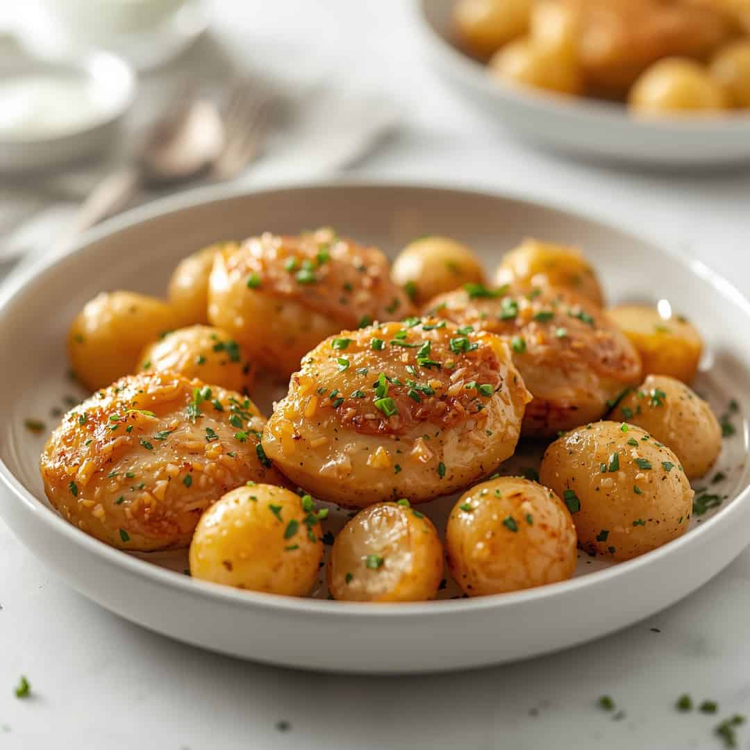 Garlic Parmesan Chicken Potatoes