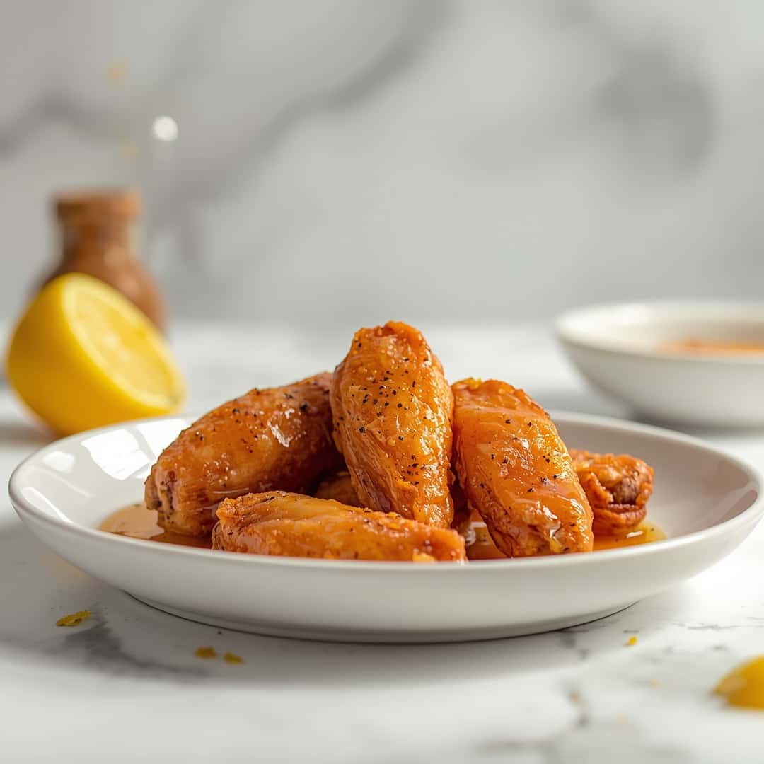 Lemon Pepper Wings Honey