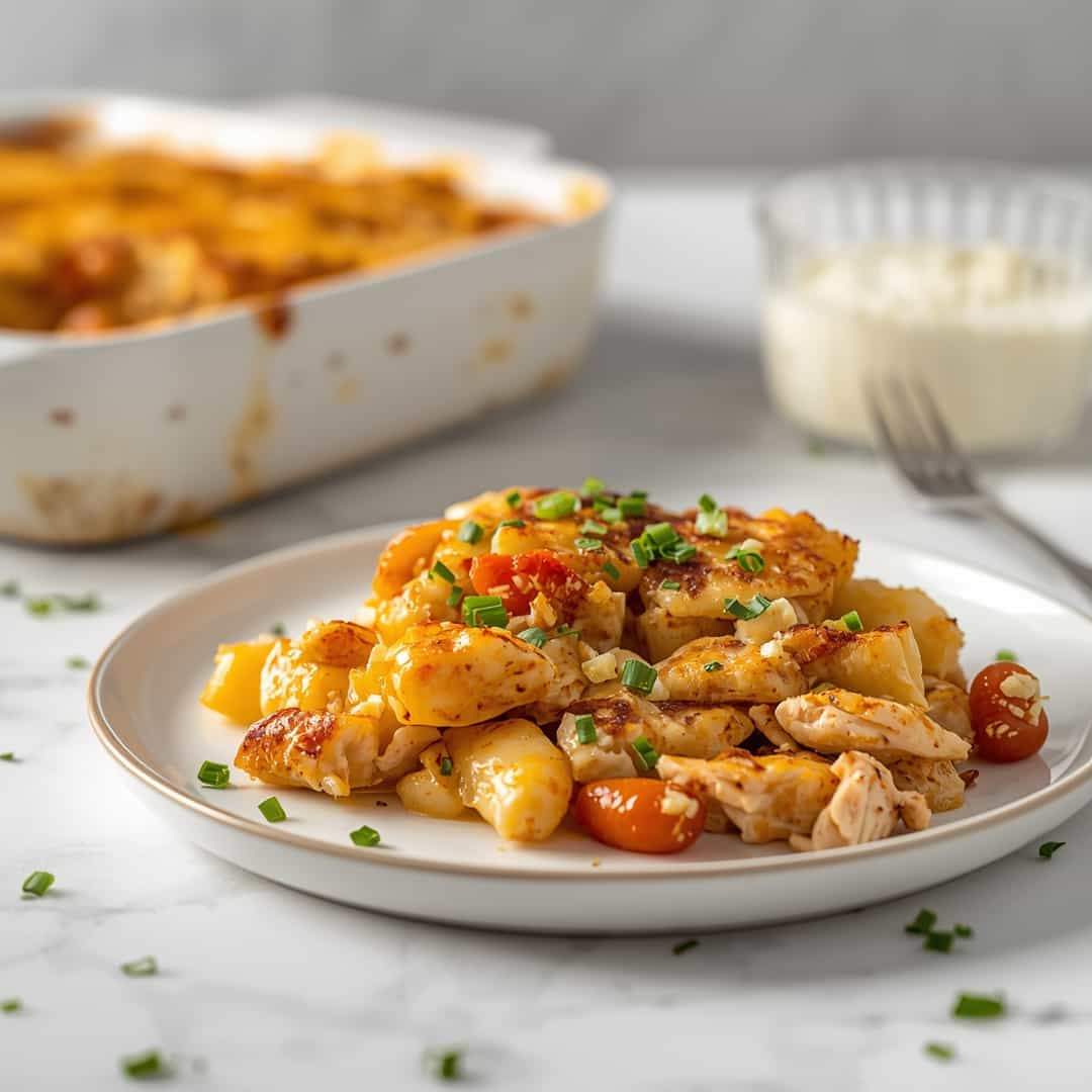 Loaded Potato Ranch Chicken Casserole