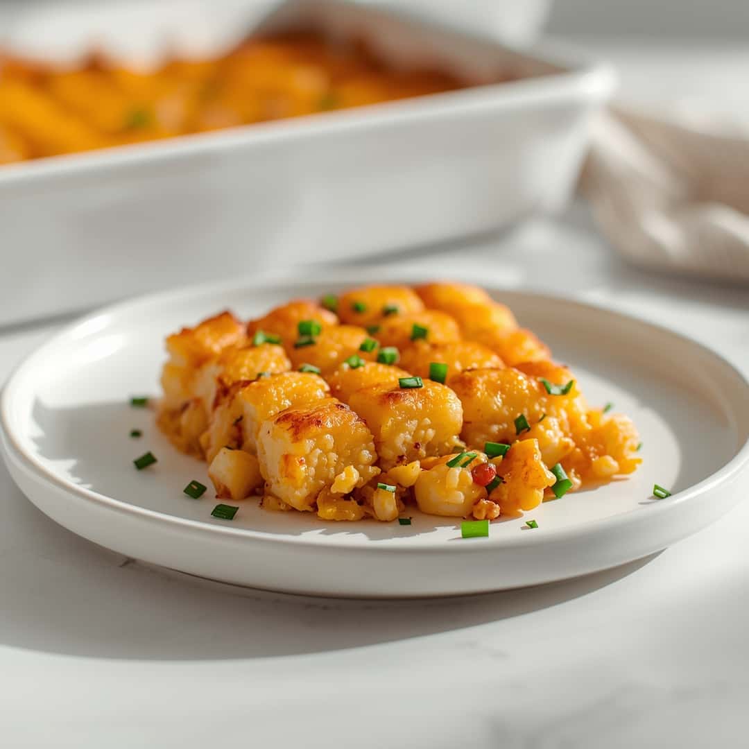 Simple Delicious Tater Tot Casserole