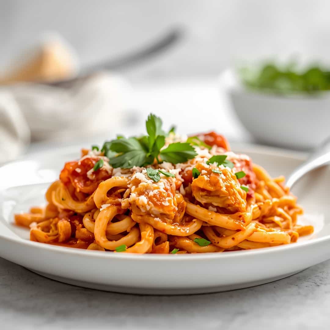 Spicy Southern Chicken Spaghetti Casserole