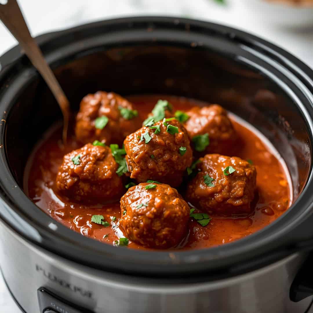 Sweet Chili Meatballs Crockpot