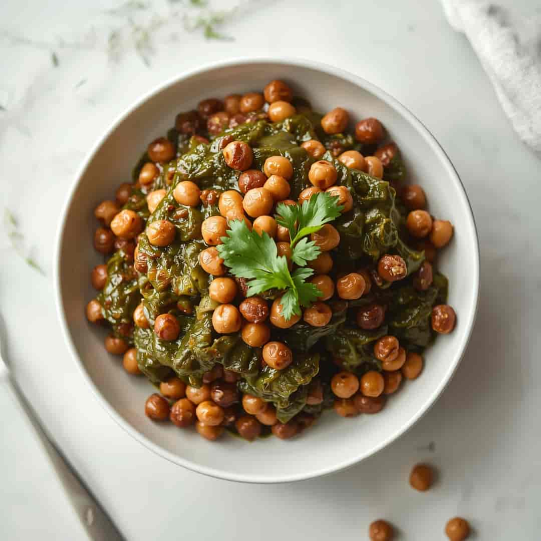 black eyed peas collard greens