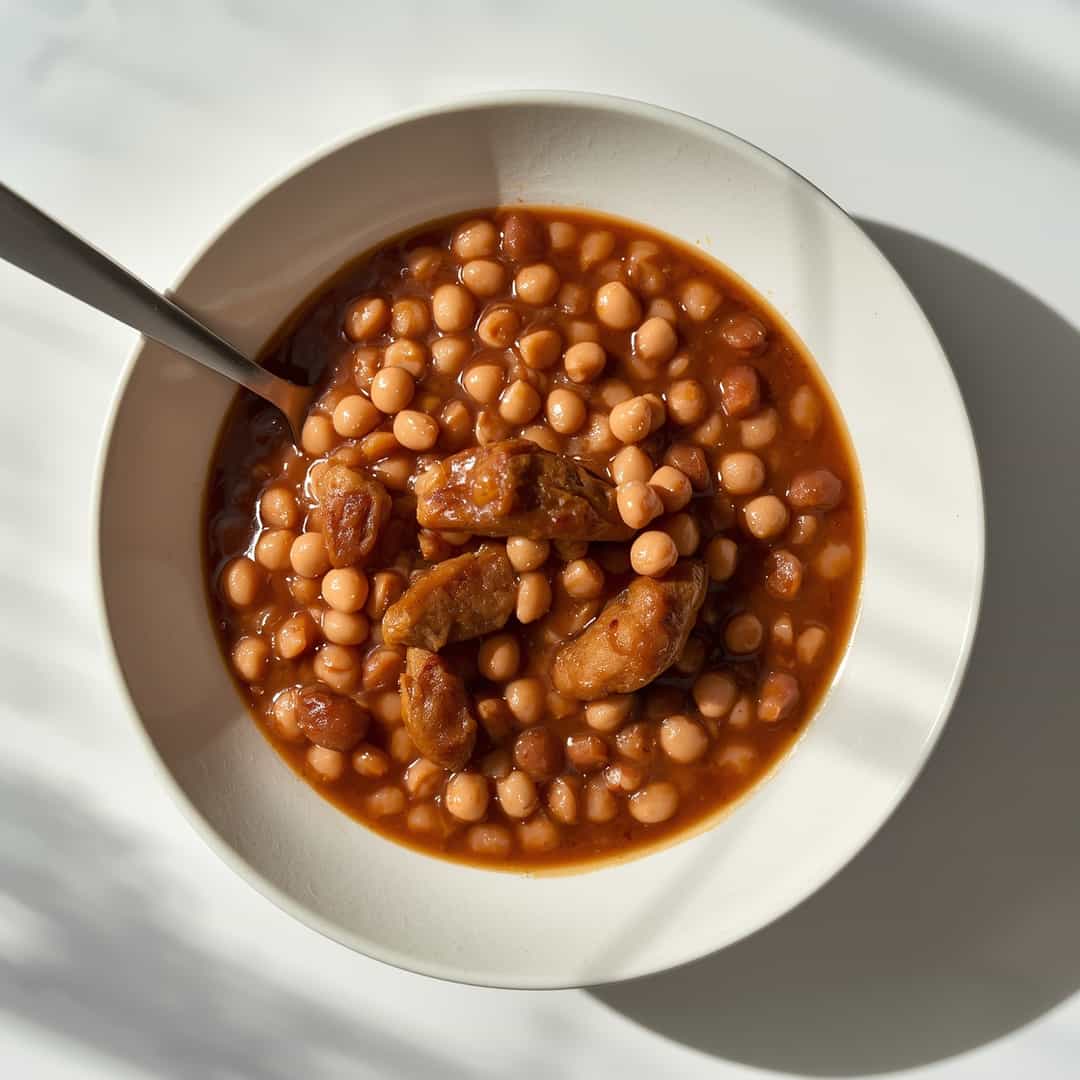 black eyed peas with sausage