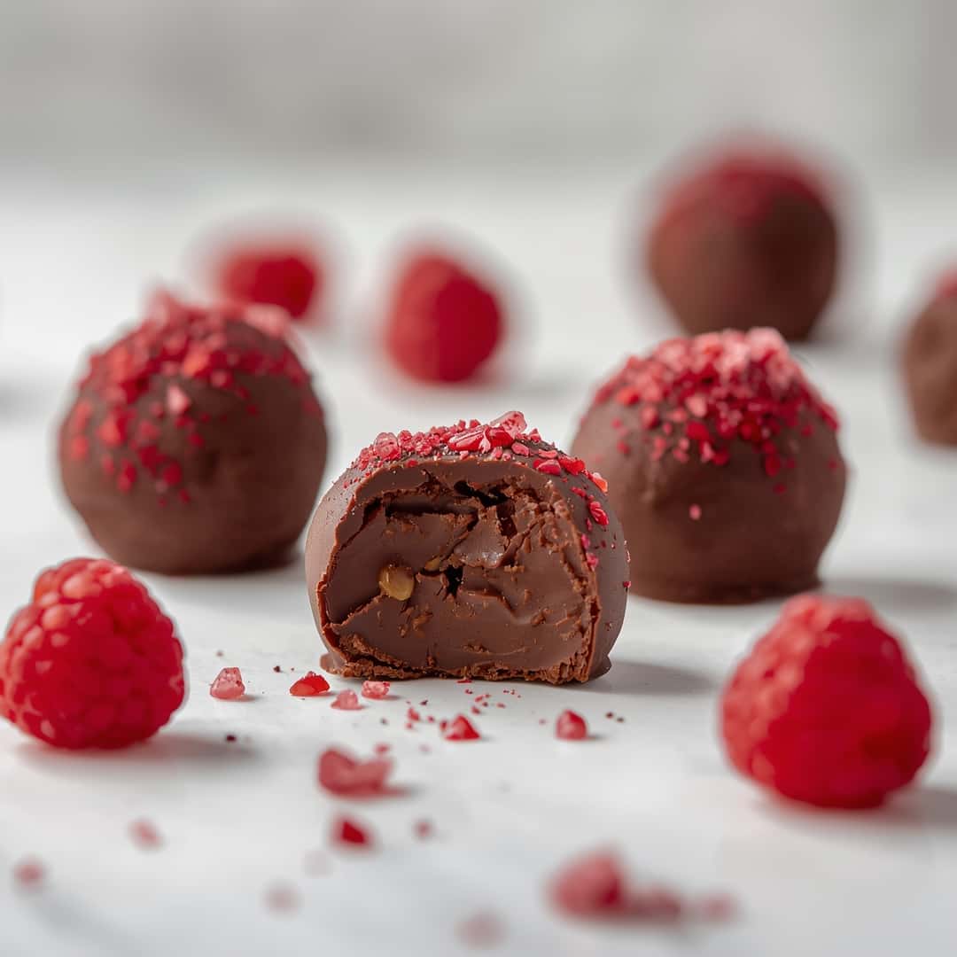 Chocolate Raspberry Truffles