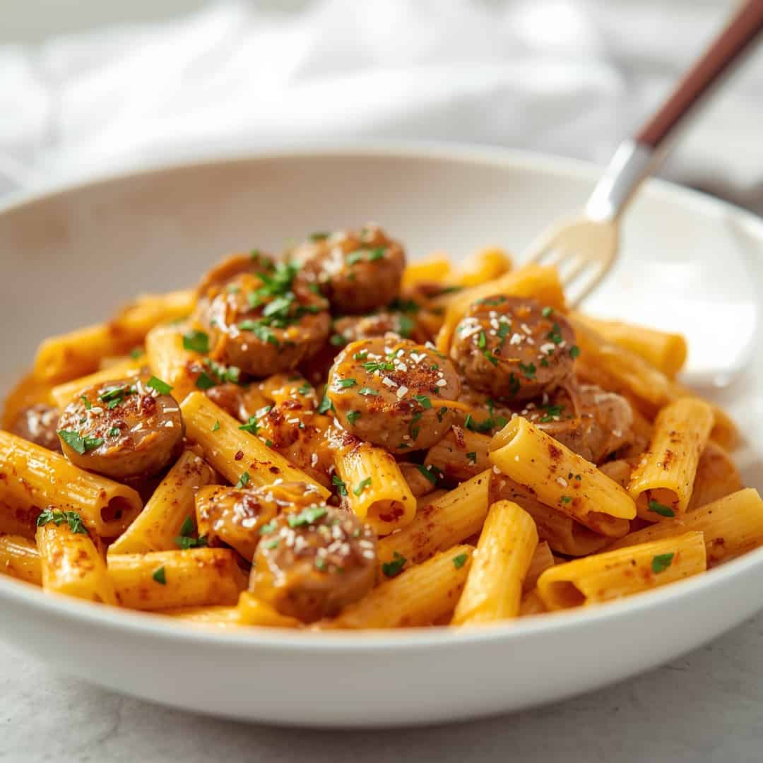 Creamy Cajun Sausage Pasta