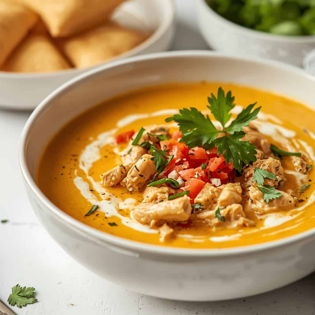 Creamy Chicken Tortilla Soup
