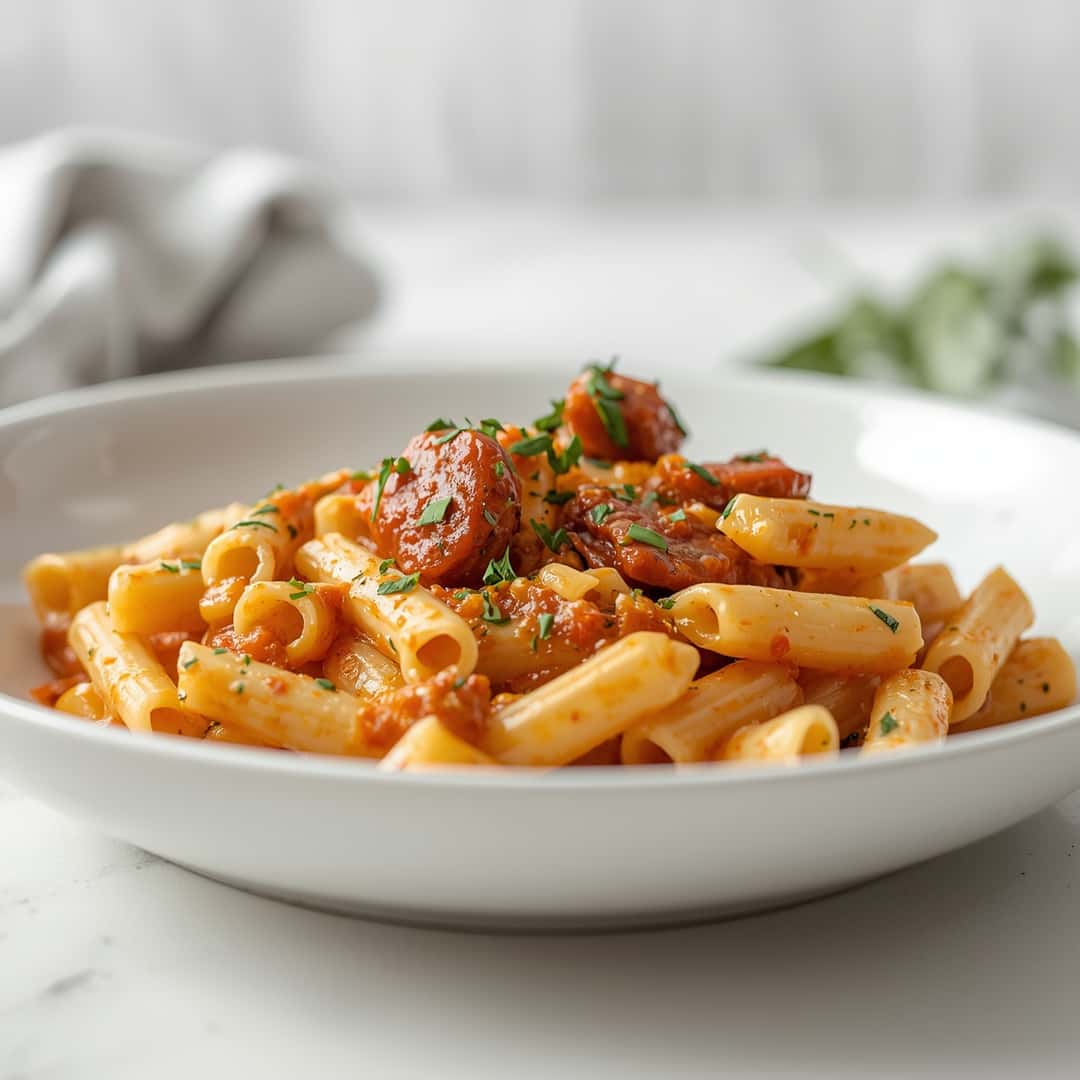 Creamy Italian Sausage Rigatoni Recipe