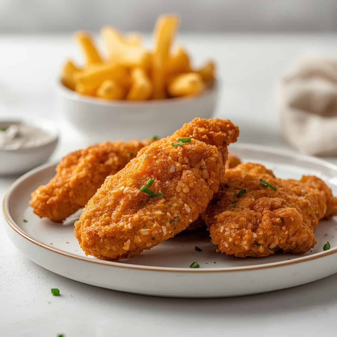 Crispy Homemade Baked Chicken Tenders