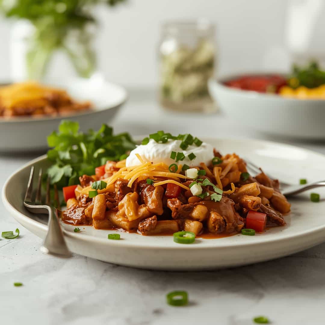 Crockpot Taco Casserole