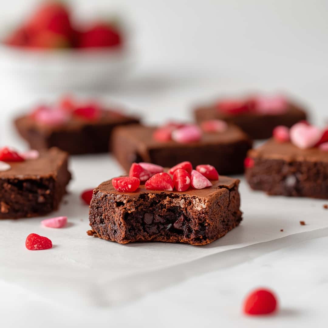 Easy Valentine's Day Brownies