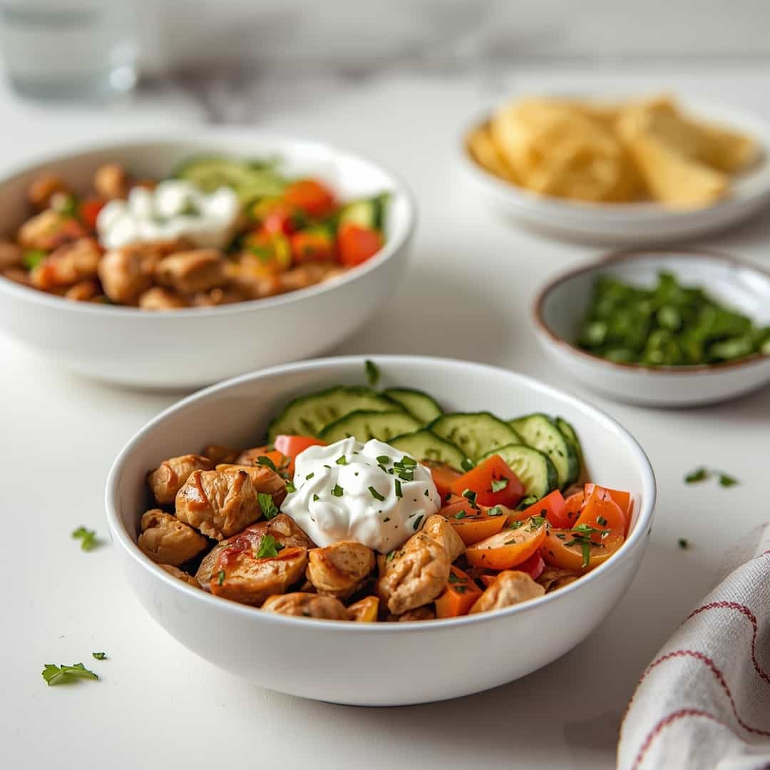Greek Chicken Bowls