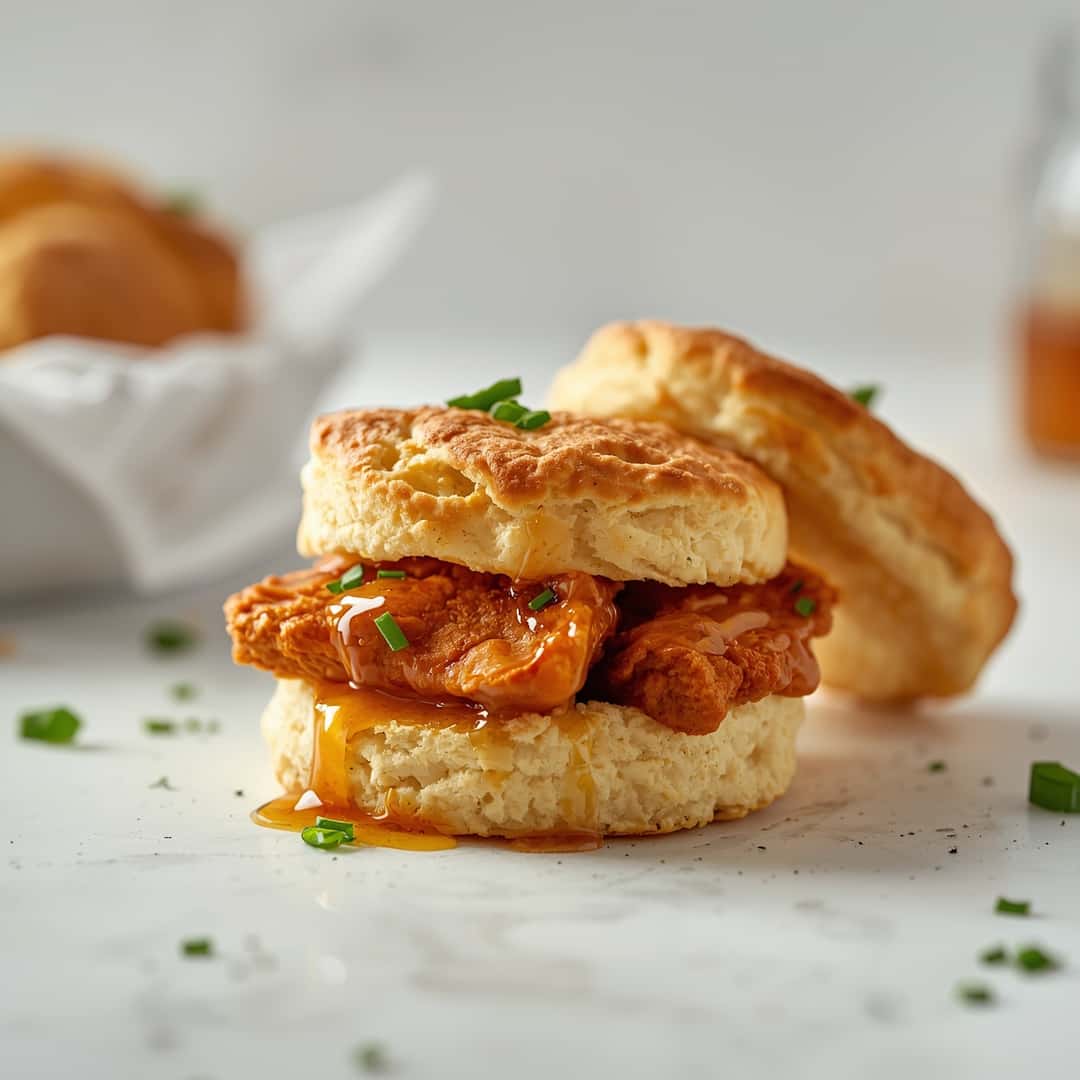 Hot Honey Chicken Biscuits