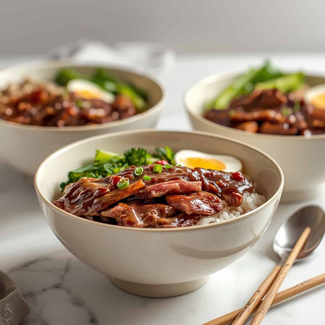 Korean BBQ Steak Rice Bowls