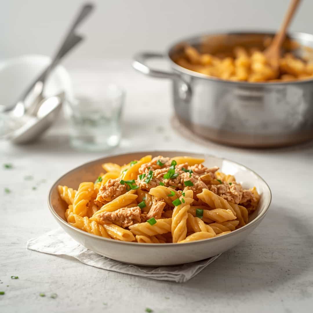 One Pot Cheesy Chicken Pasta