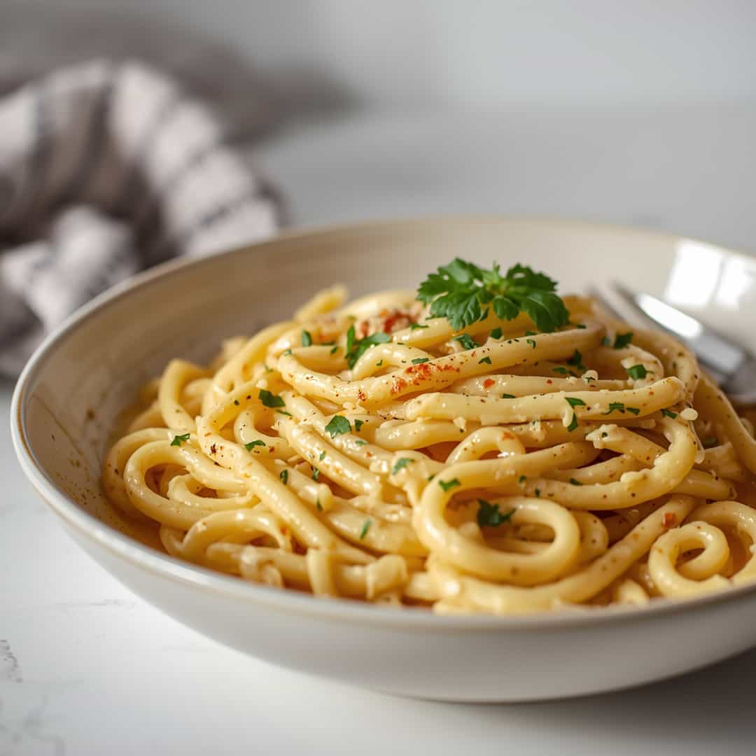 One Pot Creamy Garlic Pasta