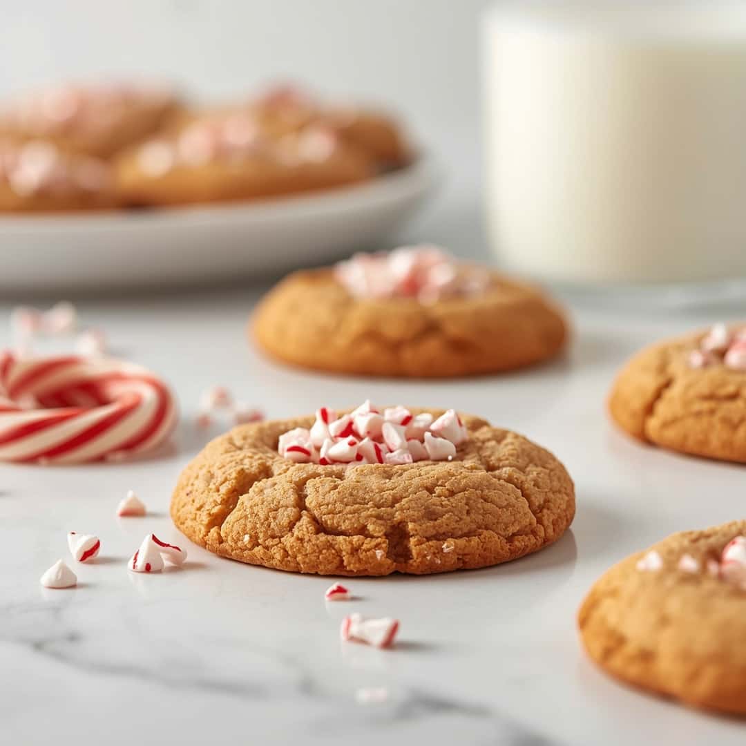 Peppermint Snickerdoodle Cookies