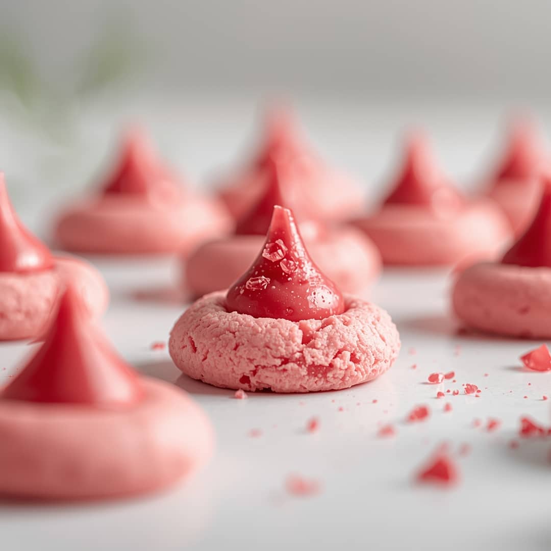 Pink Kiss Cookies
