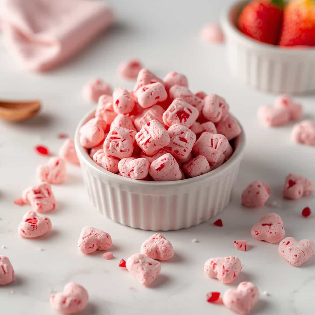 Pink Valentine Puppy Chow Mix