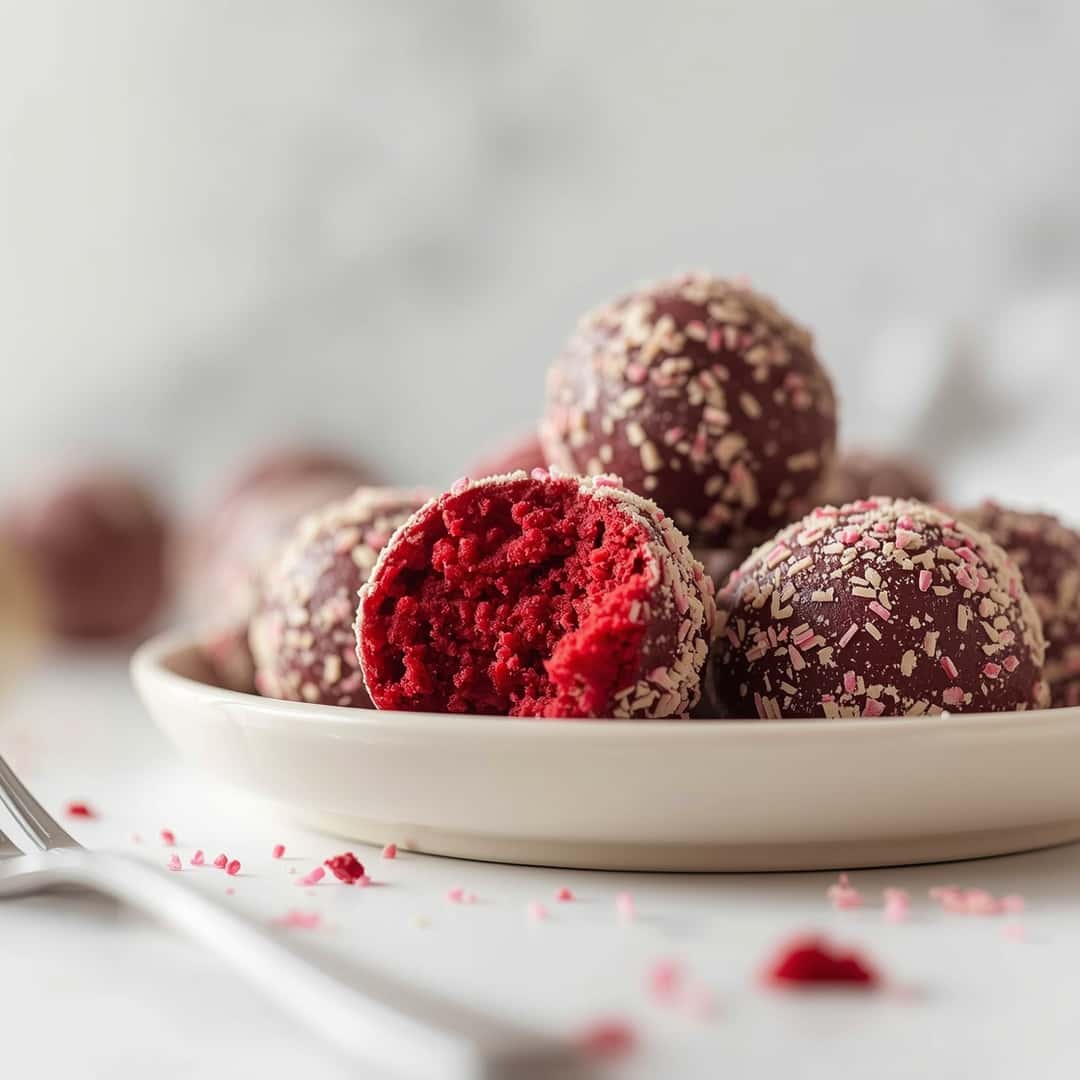 Red Velvet Cake Balls