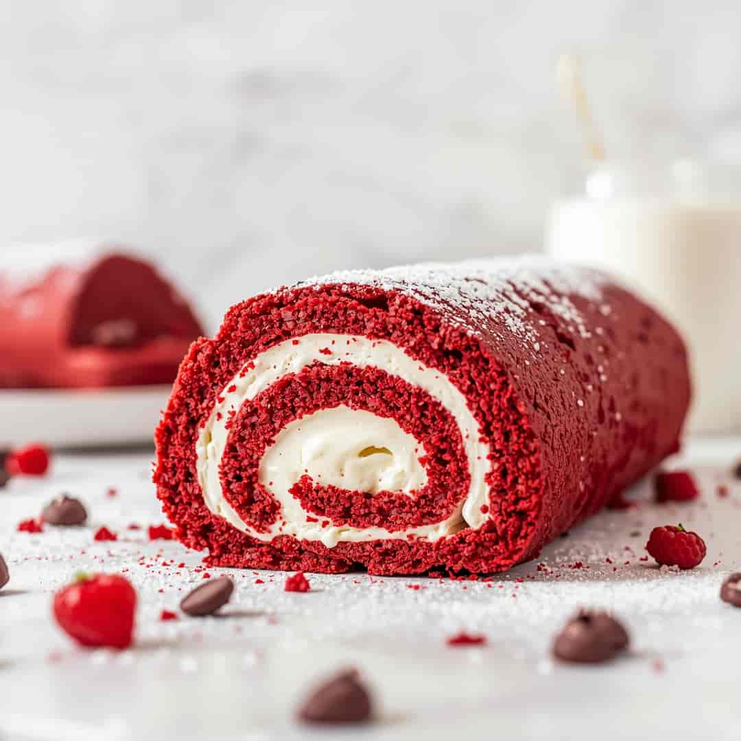 Red Velvet Cake Roll