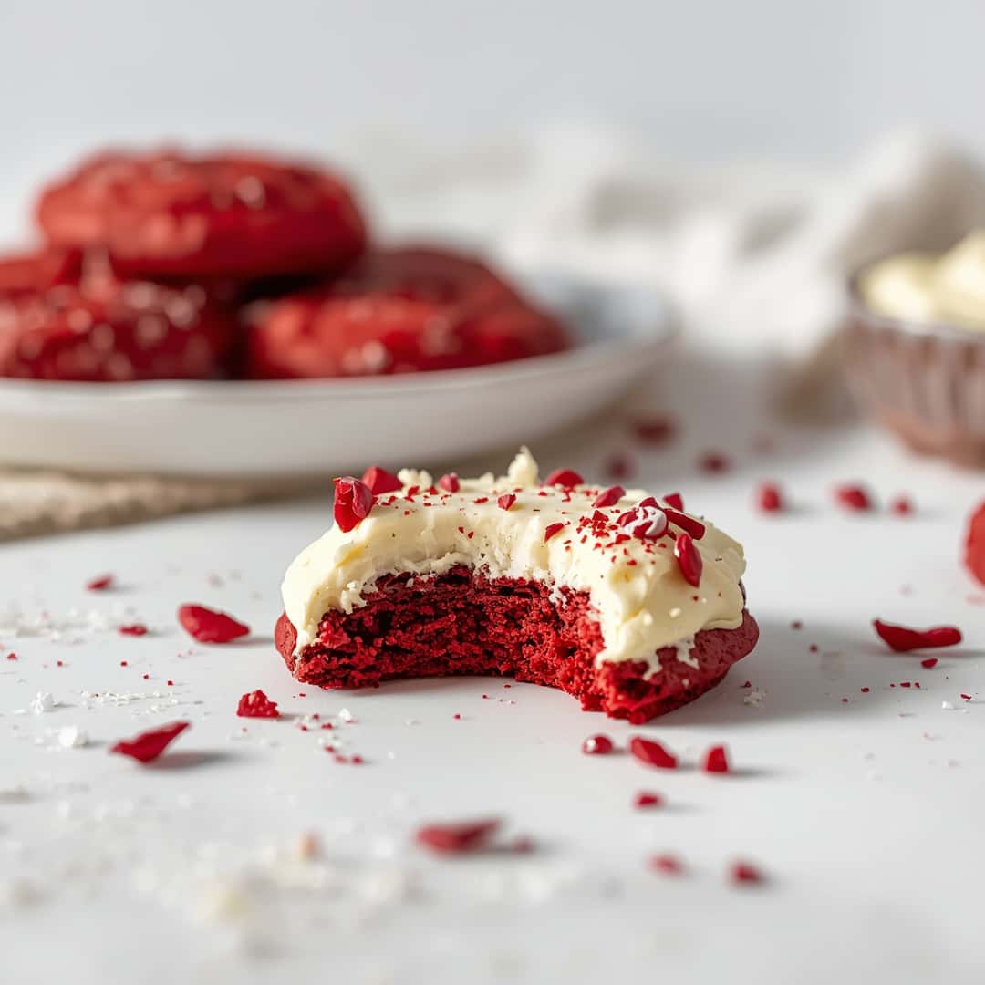 Red Velvet Cookies Cream Cheese Frosting