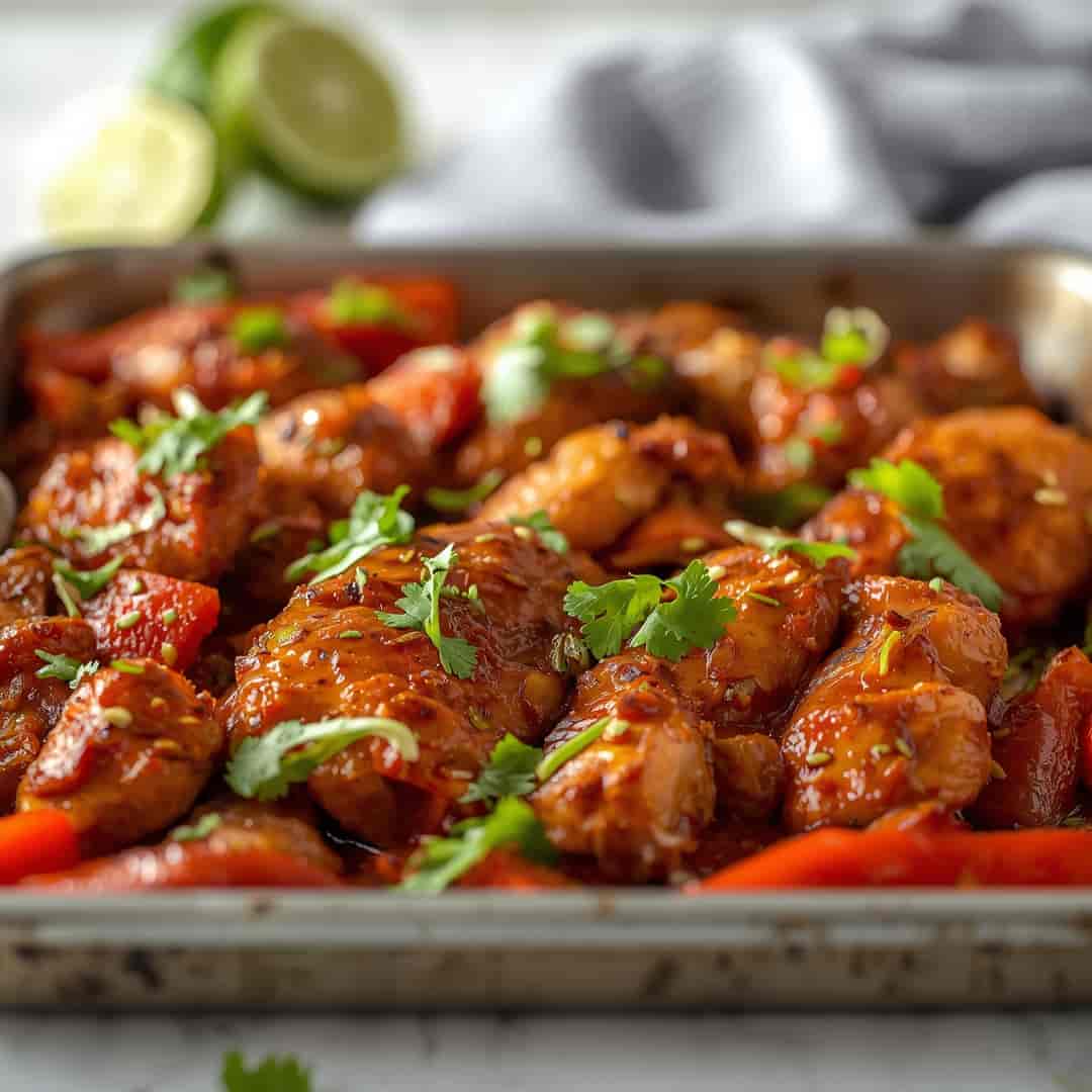 Sheet Pan Chicken Fajitas