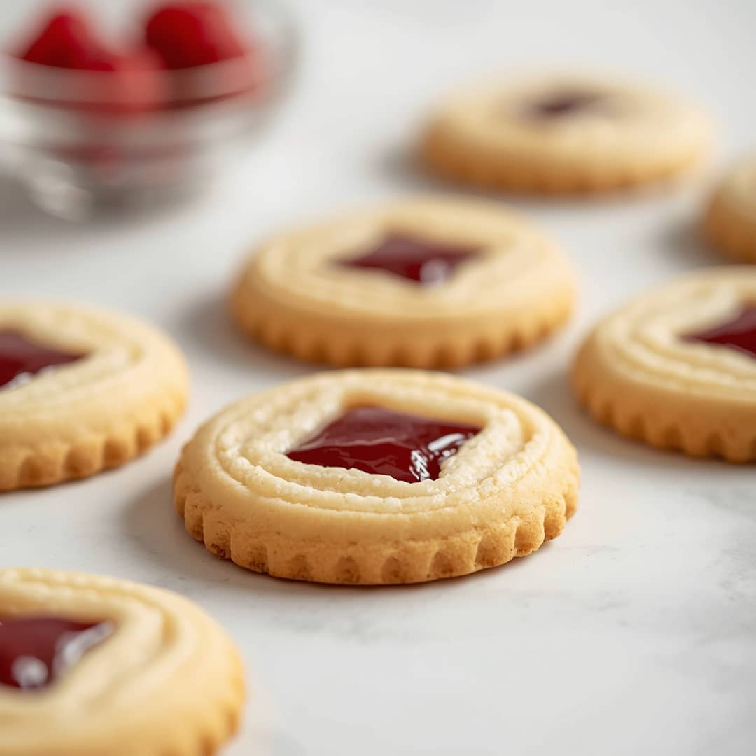 Soft Sweet Linzer Cookies