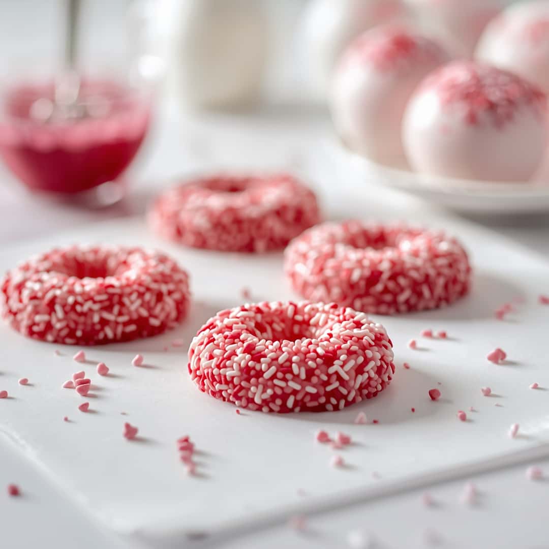 Sprinkle Valentine's Day Cookies