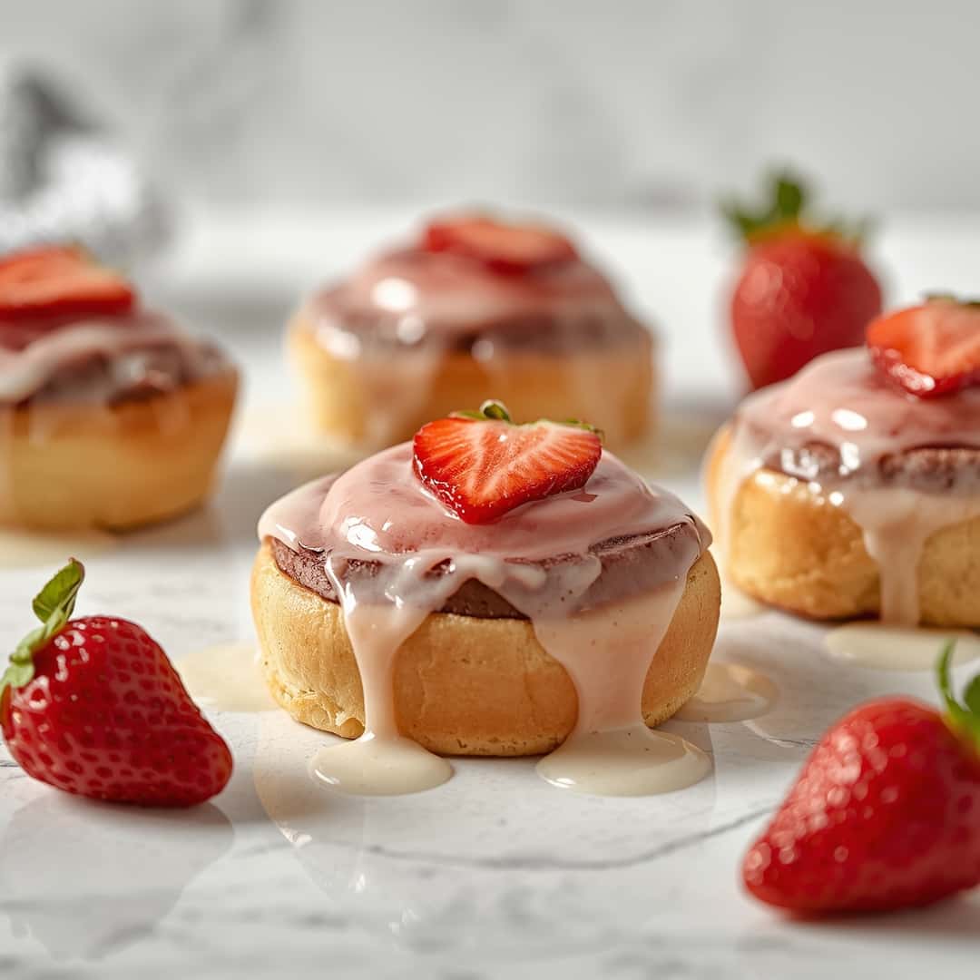 Strawberry Cinnamon Rolls