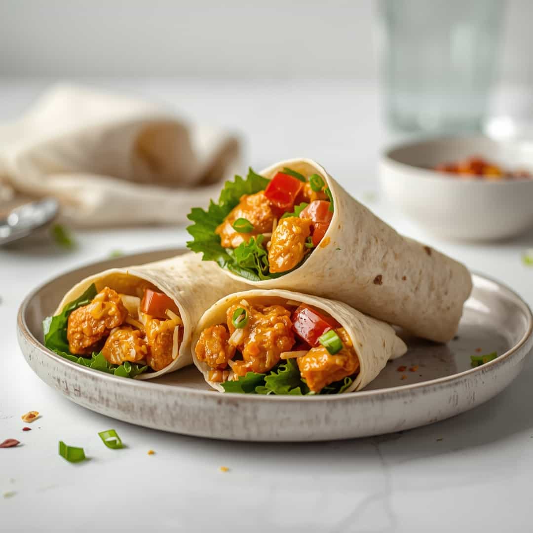 Sweet Chili Chicken Wraps