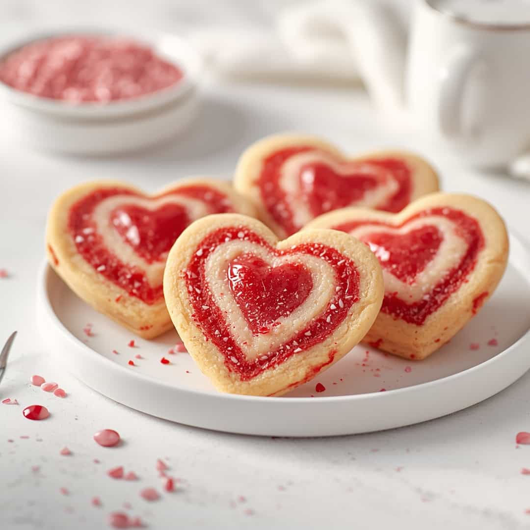 Valentine's Day Swirl Cookies