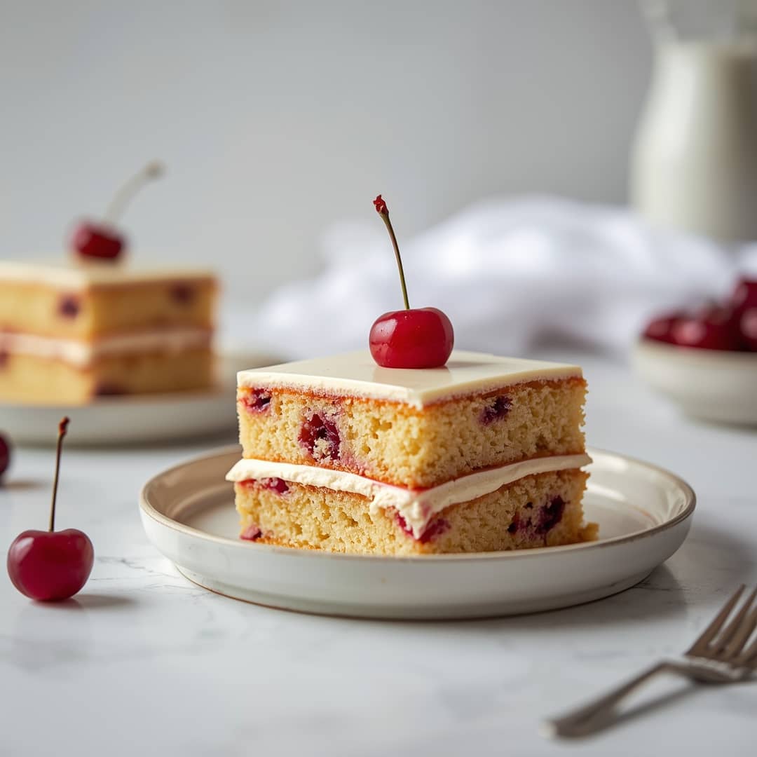 Vintage Cherry Chip Layer Cake