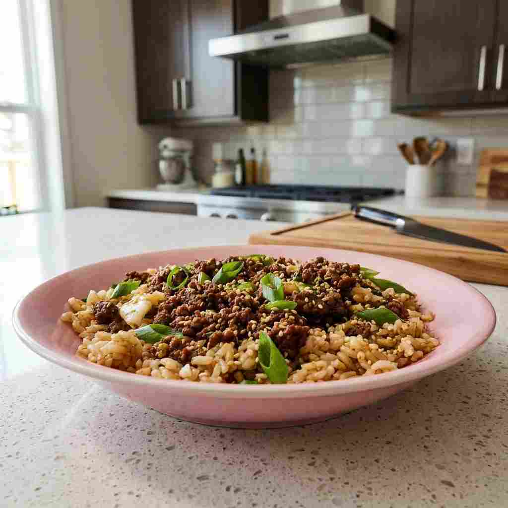 Korean Ground Beef Bowl