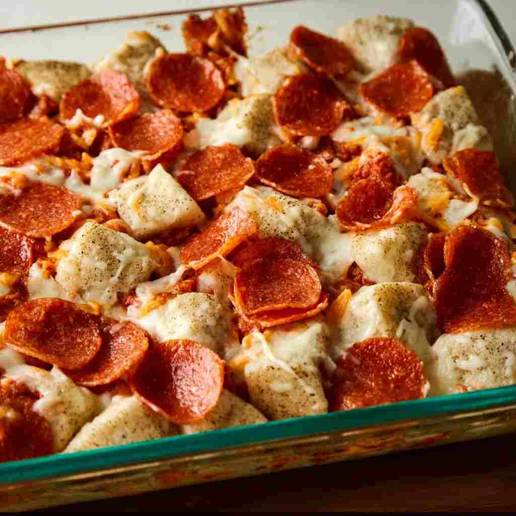 Biscuit Pizza Casserole