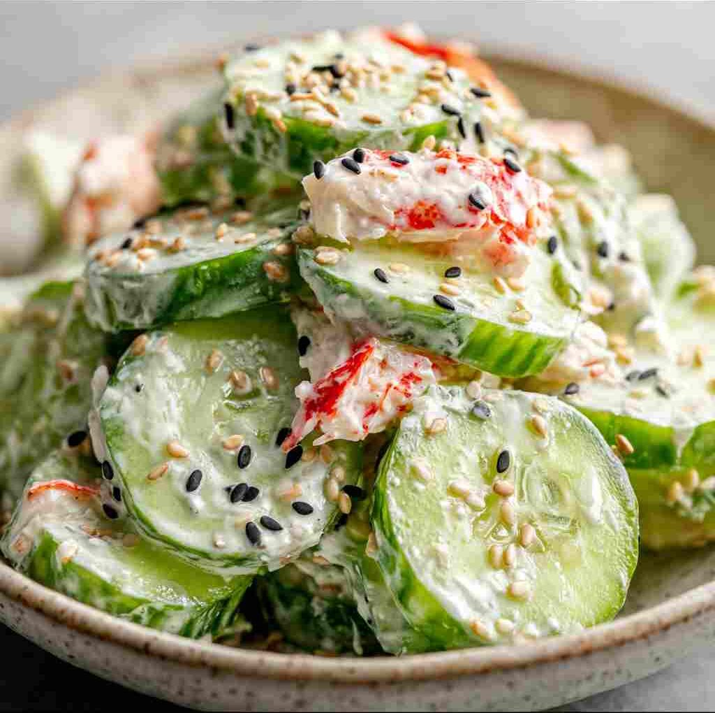 California Roll Cucumber Salad