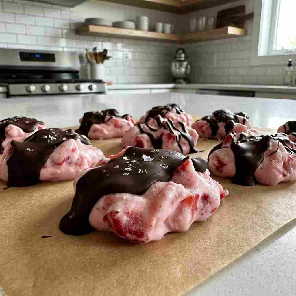 Chocolate Strawberry Yogurt Clusters (Viral Recipe!)