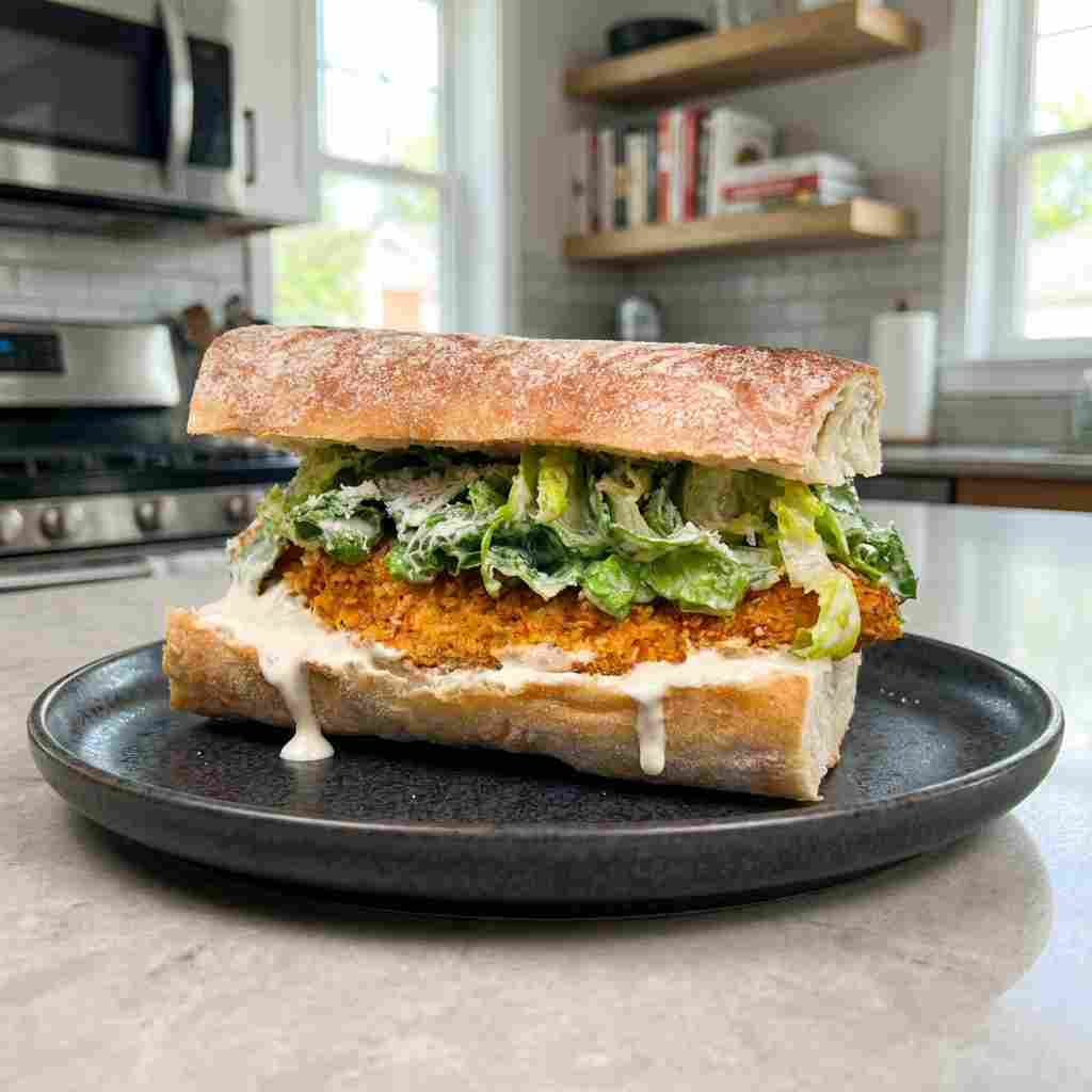 Crispy Chicken Caesar Sandwich