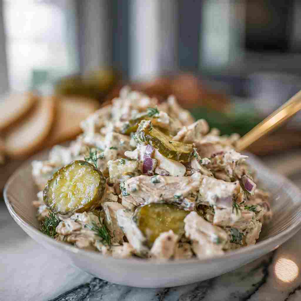 Dill Pickle Chicken Salad