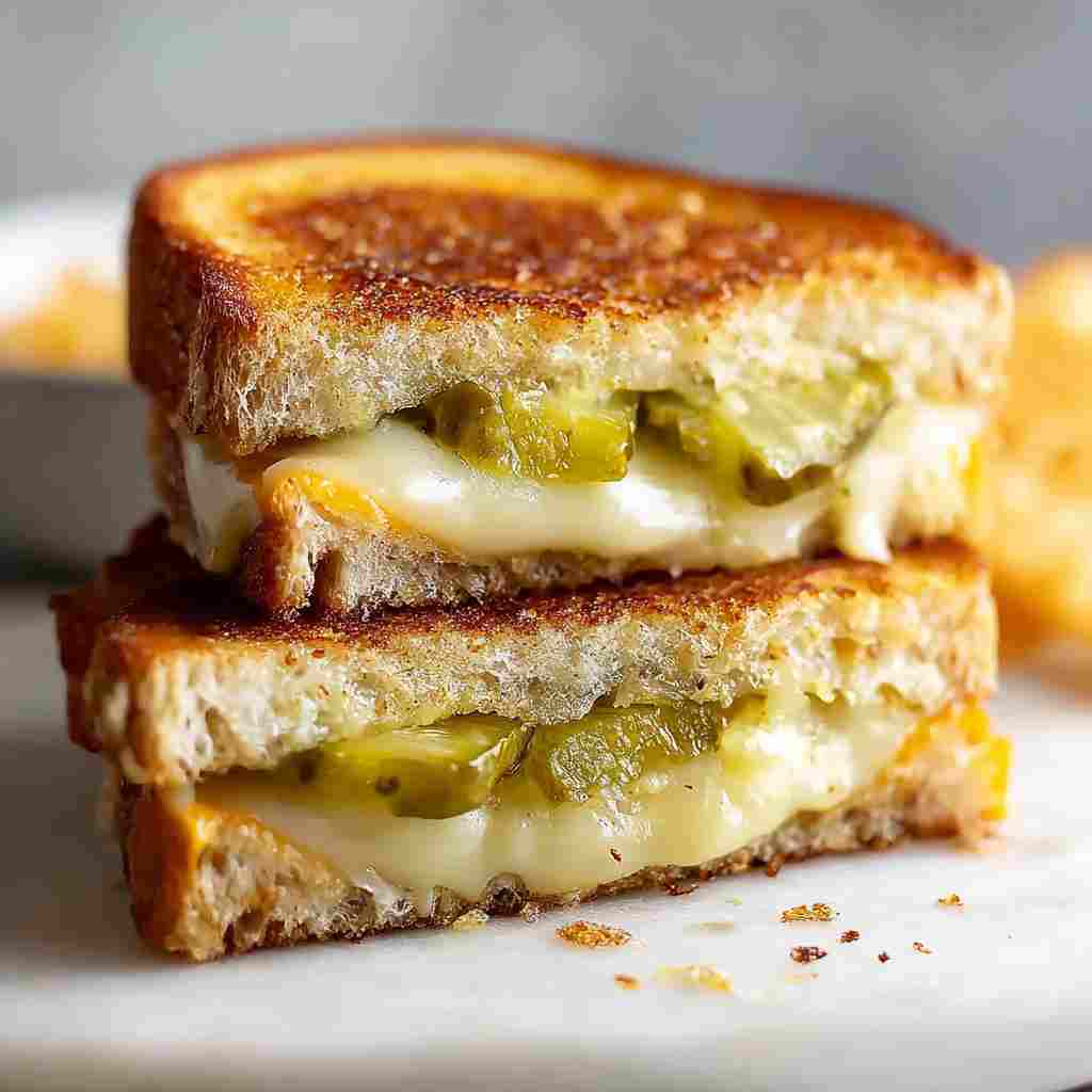 Dill Pickle Grilled Cheese